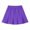 Purple, variant on hotojiny Girls Pleated Skirts Solid Color A-Line Mini Skirt with Built-In Shorts Comfortable High Waist Preppy Clothes(Yellow,14-15 Years)