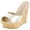 Gold, variant on Womens Ardo-42 Popular Wedge Sandal