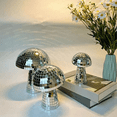thumbnail image 4 of 4in Mushroom Shape Disco Mirror Ball Bedroom Decoration Aesthetic Retro Reflective Sparkle Mushroom Party Home Decor, 4 of 8