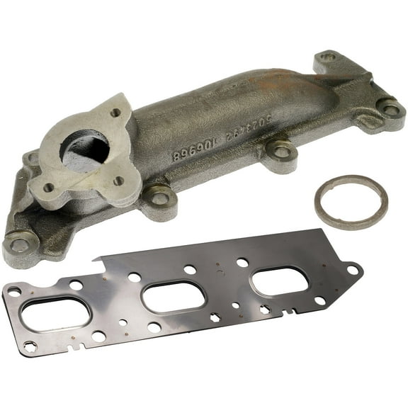 Dorman 674-492 Driver Side Exhaust Manifold for Specific Ford / Lincoln Models, Metallic Gray