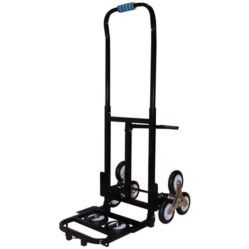 PreAsion Carbon Steel Climbing Stairs Folding Hand Truck Luggage Cart Heavy Duty Transport