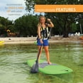thumbnail image 6 of Lifetime Hooligan 8 ft Youth Stand-Up Paddle Board with Paddle, Lime Green (90699), 6 of 14