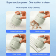 thumbnail image 3 of Cute Desktop Vacuum Cleaner Mini BearHead Ring Vacuum Cleaner for Cleaning Dust Crumbs Lake Green, 3 of 5