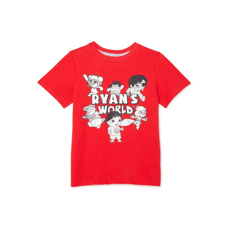 Ryan s World Boys Short Sleeve Graphic T Shirts 3 Pack Sizes 4 8