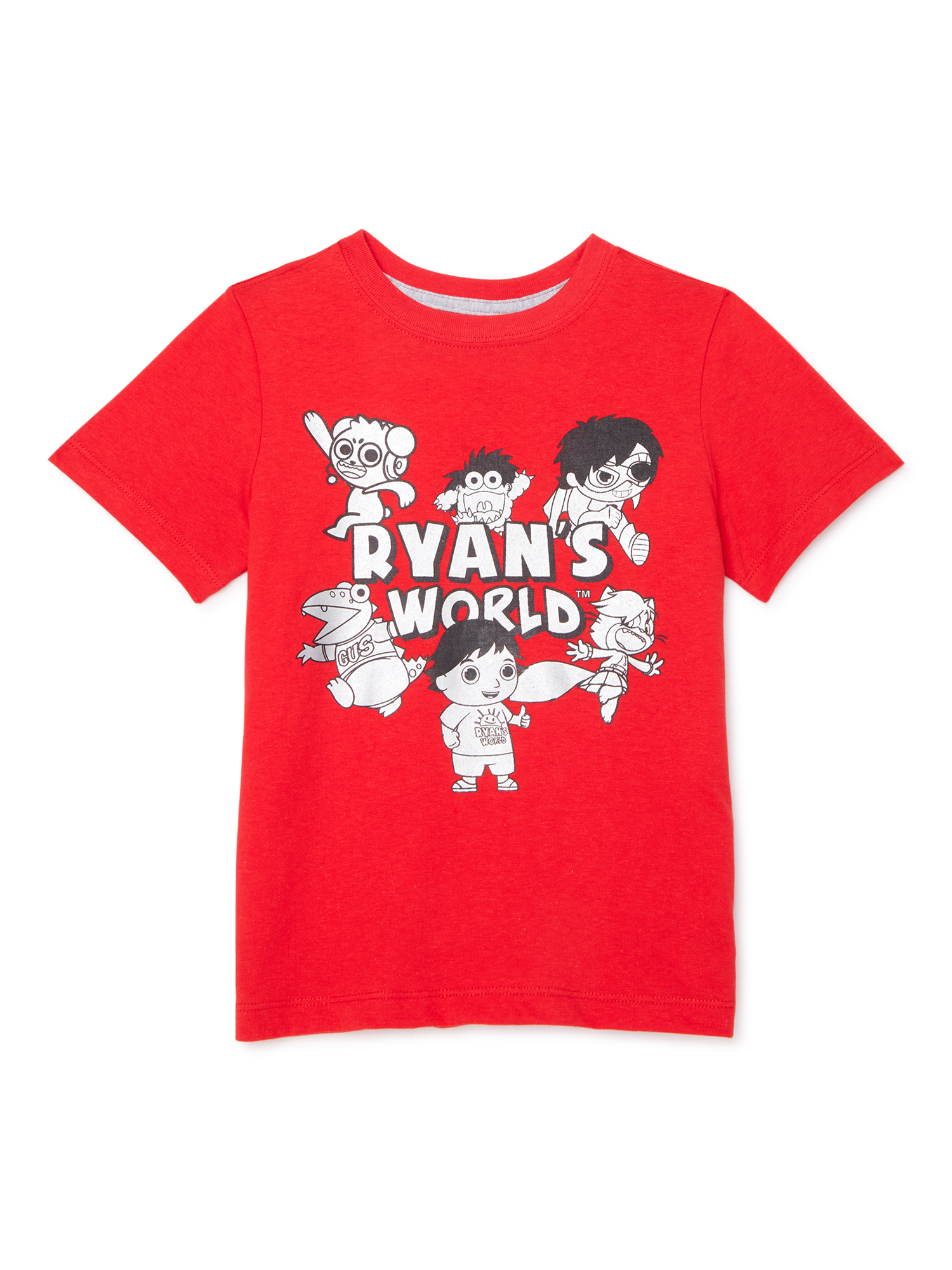 Ryan's World Boys Short Sleeve Graphic T-Shirts, 3 Pack Sizes 4-8 - image 3 of 7
