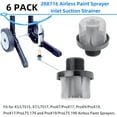 thumbnail image 4 of RUISINERY 6pieceS 3/4Inch Airless Sprayer Inlet Suction Strainers for LTS17,LTS15 Paint Pumps Models Prevents Debris Clogs, 4 of 7