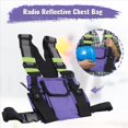 thumbnail image 5 of Walkie Talkie Bolsa de Pecho Doble Radio Reflectante Arnés de Pecho Bolsa de Soporte Chaleco Rig Walkie Talkies Paquete Frontal Estuche C, 5 of 5