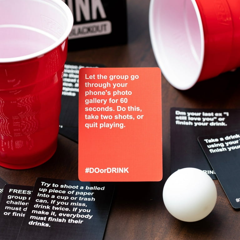 Do or Drink - Party Card Game - for College, Camping, 21st Birthday,  Parties - Funny for Men & Women 