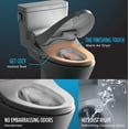 thumbnail image 6 of TOTO WASHLET C100 Electronic Bidet Toilet Seat with PREMIST, Rnd,White, 6 of 17