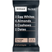 RXBAR, Chocolate Sea Salt Gluten-Free Protein Bars, 12 Count