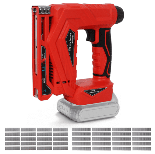 Cordless Brad Nailer & Stapler 2-in-1 for Milwaukee 20V MAX Battery