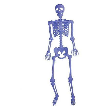 Seasons Ghostly Life Size Skeleton 5 inches Black Light