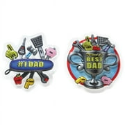 Pop Tops® Cake Decoration - Best Dad Assortment (2 pieces)