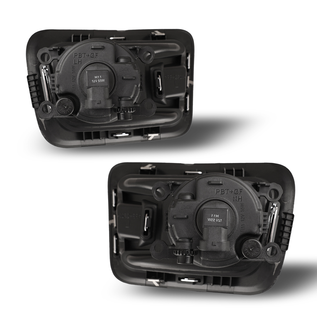 Pair Clear Lens Bumper Fog Lights – Halogen – RH/LH For Nissan Titan 2016-2019 – 55W 12V