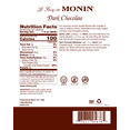 thumbnail image 3 of Monin - Dark Chocolate Syrup, Rich Cocoa Flavor, Great For Lattes, Mochas, Smoothies, & Shakes, Vegan, Non-Gmo, Gluten-Free (750 ml, 25.4 fl.oz), 3 of 4