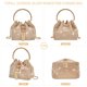thumbnail image 4 of Bolso de noche TOPALL Upgrade Rhinestone Silver Clutch para mujer, 4 of 7