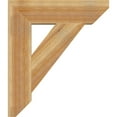 thumbnail image 3 of Ekena Millwork 6"W x 26"D x 30"H Traditional Slat Rough Sawn Bracket, Western Red Cedar, 3 of 4