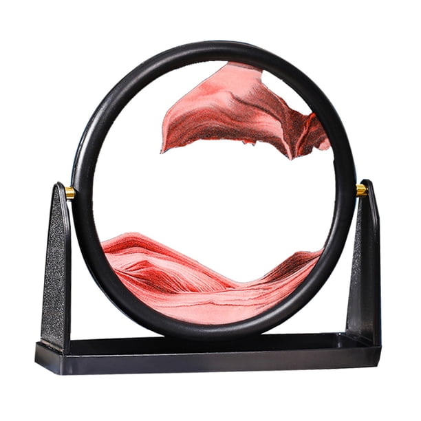 Cuadro de arena en movimiento, paisajes de arena en movimiento, arte de arena 3D para adultos, juguetes relajantes Los 25x25cm