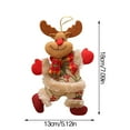 thumbnail image 3 of Ganfancp 5Pcs Christmas Ornaments Gift Santa Claus Snowman Tree Toy Doll Hang Decorations Ofertas Del Día Colgante 5X, 3 of 3