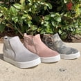 thumbnail image 2 of Soda Taylor Nubuck Hight Top Slip On Fashion Sneakers Light Grey (10, Light Grey), 2 of 6