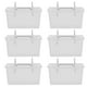 thumbnail image 1 of Kit de 6 contenedores para panel perforado. Herramienta de almacenamiento para piezas de panel perforado. Organizador de accesorios y herrajes para banco de trabajo., 1 of 7