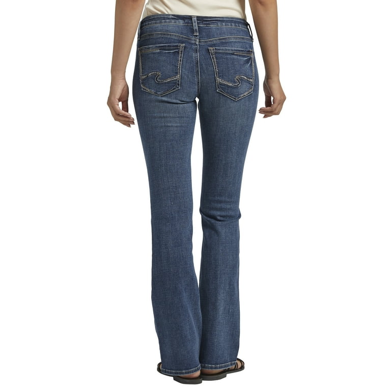 Silver Jeans Co. Women's Tuesday Low Rise Slim Bootcut Jeans