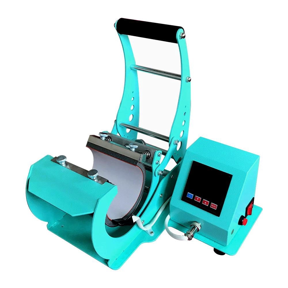 Swing Design Digital Coffee Mug & Cup Heat Press - Turquoise