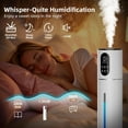 thumbnail image 4 of 7.8L Smart Humidifier Large Room, 2.1Gal humidifier for bedroom with Timer, 360°Nozzle, Top Fill Whole House Cool Mist Quiet Humidifiers for Plants Baby Kids Adults Office (White), 4 of 6