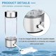 thumbnail image 4 of Hydrogen water bottle, portable hydrogen water ion machine, hydrogen water generator, hydrogen-rich water glass health cup, suitable for family travel, 4 of 5