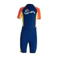 thumbnail image 3 of Trajes de neopreno para niños, traje de buceo de verano, talla XXL, azul oscuro XXL azul oscuro, 3 of 9