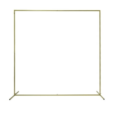 6.6ft X 6.6 ft Wedding Square Arch Backdrop Frame Stand