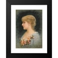thumbnail image 2 of Emile Eisman-Semenowsky 14x18 Black Modern Framed Museum Art Print Titled - Portrait of a Girl (1882), 2 of 5