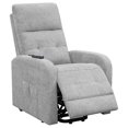 thumbnail image 3 of DeeHome Lyle Grey Tufted Power Lift Recliner, 3 of 9