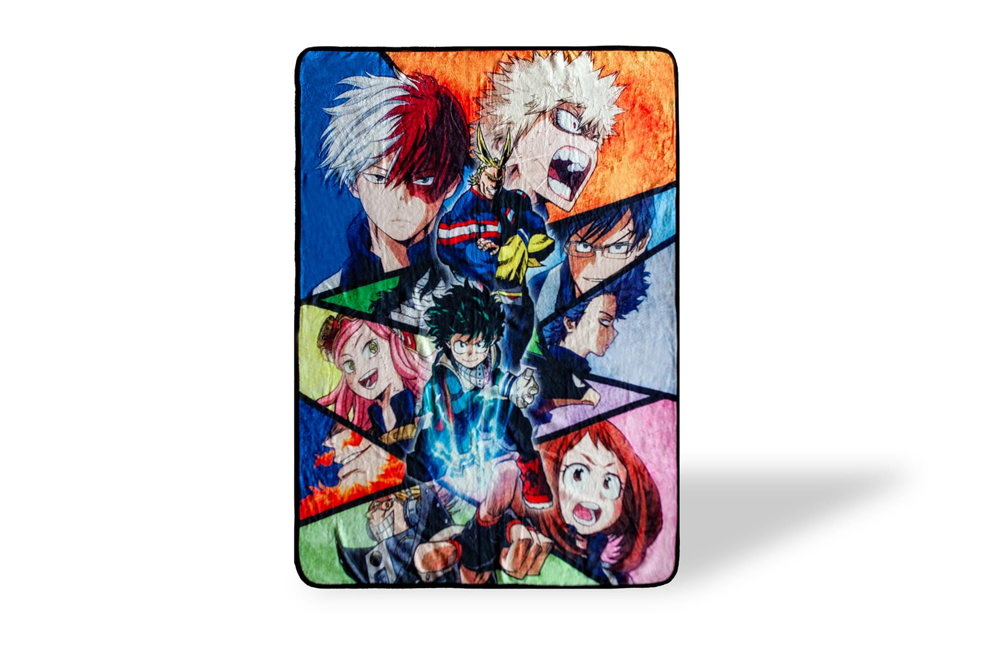 S 50x40 ZZPHH My Hero Academia Collage Anime Hawks Manga Fleece Throw Blanket Fuzzy Warm Throws for Winter Bedding 48x60IN Couch and Plush House Warming Decor Gift Idea