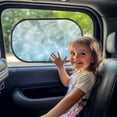 thumbnail image 3 of Yuyamidu Blue Water Car Window Shades 2 Pack Summer Car Side Window Sun Shade for Kids Women Auto Interior Accessories Decor Sun Glare and UV Rays Protection, 3 of 7