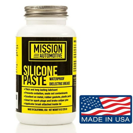 Mission Automotive Dielectric Grease - Silicone Paste - Waterproof Marine Grease (8 Oz)