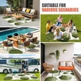 thumbnail image 3 of Sage Green Marble Outdoor Rug 5x7 Ft, Non Slip Washable Area Rug, Gold White Geometric Hexagon Modern Patio Rugs Carpet Runner, Large Floor Mat for Indoor/Outdoor Deck Porch Camping, 3 of 8