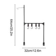 thumbnail image 3 of shyuyusa Aluminum Alloy Outdoor Folding Desktop Shelf, Portable Side Mounted Light Frame, Multi Tier Table Side Hanging Rack for Tableware and Outdoor Accessory Storage, 3 of 6