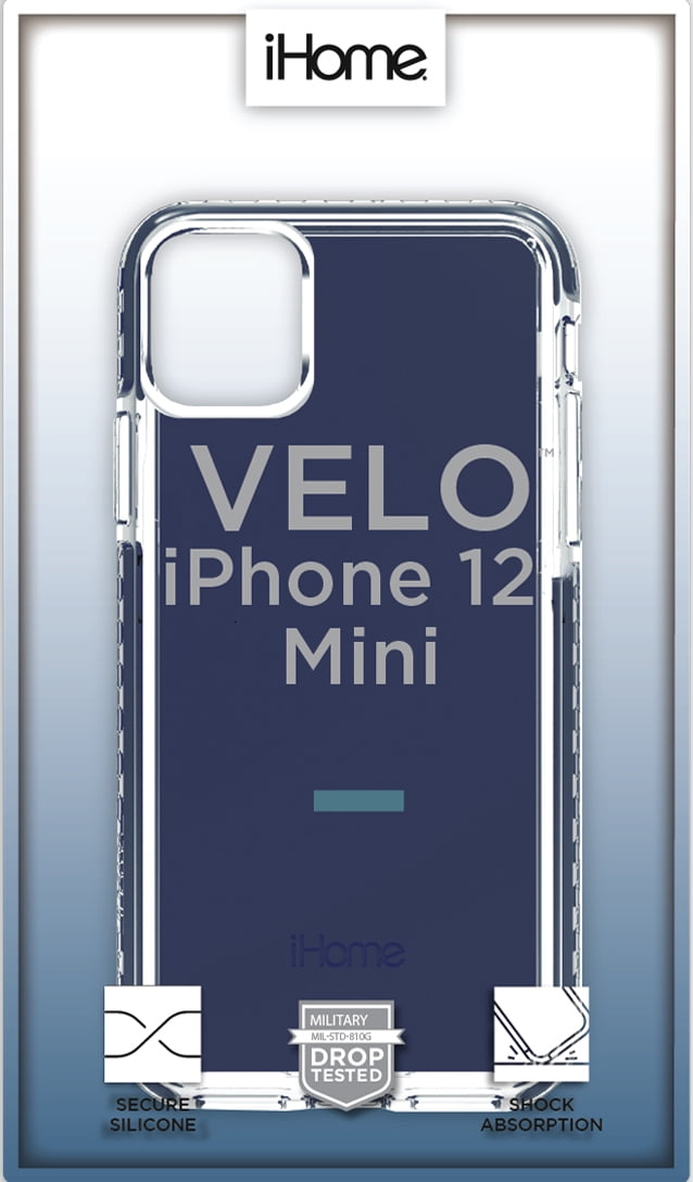 Ihome Velo Silicone Impact Case Iphone 12 Mini Navy Walmart Com