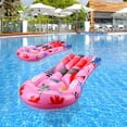 thumbnail image 2 of Hamaca Inflable para Piscina (Flamencos), Tabla De Surf Inflable, Tabla para Niños 4 En 1 Colchón Inflable para Piscina Tumbona Flotador Bodyboard Inflable para Niños, para Surfear Piscina Verano, 2 of 5