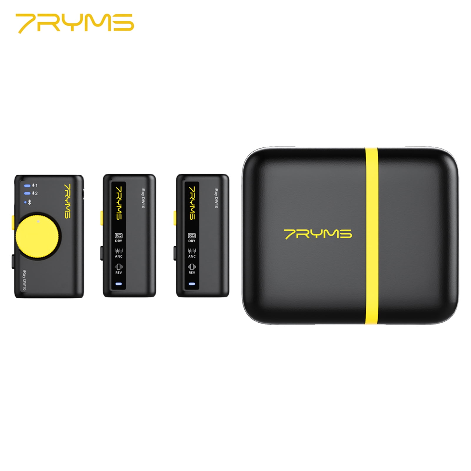 Microphones,Receiver 2 1 Noise Reduction Built-in Lavalier Iray Dw10 With Compatible With Android 1 200m 15h 200m 15h Duration With 1 Receiver Reduction Built-in Bt Dsfen Buzhi Cometx