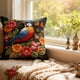 thumbnail image 5 of Decoración del hogar, Otros artículos de decoración, Fundas de cojín con motivos florales y pájaros, cojines de sofá estampados para sala de estar, fundas de cojín con bordados simulados, artículos de, 5 of 6