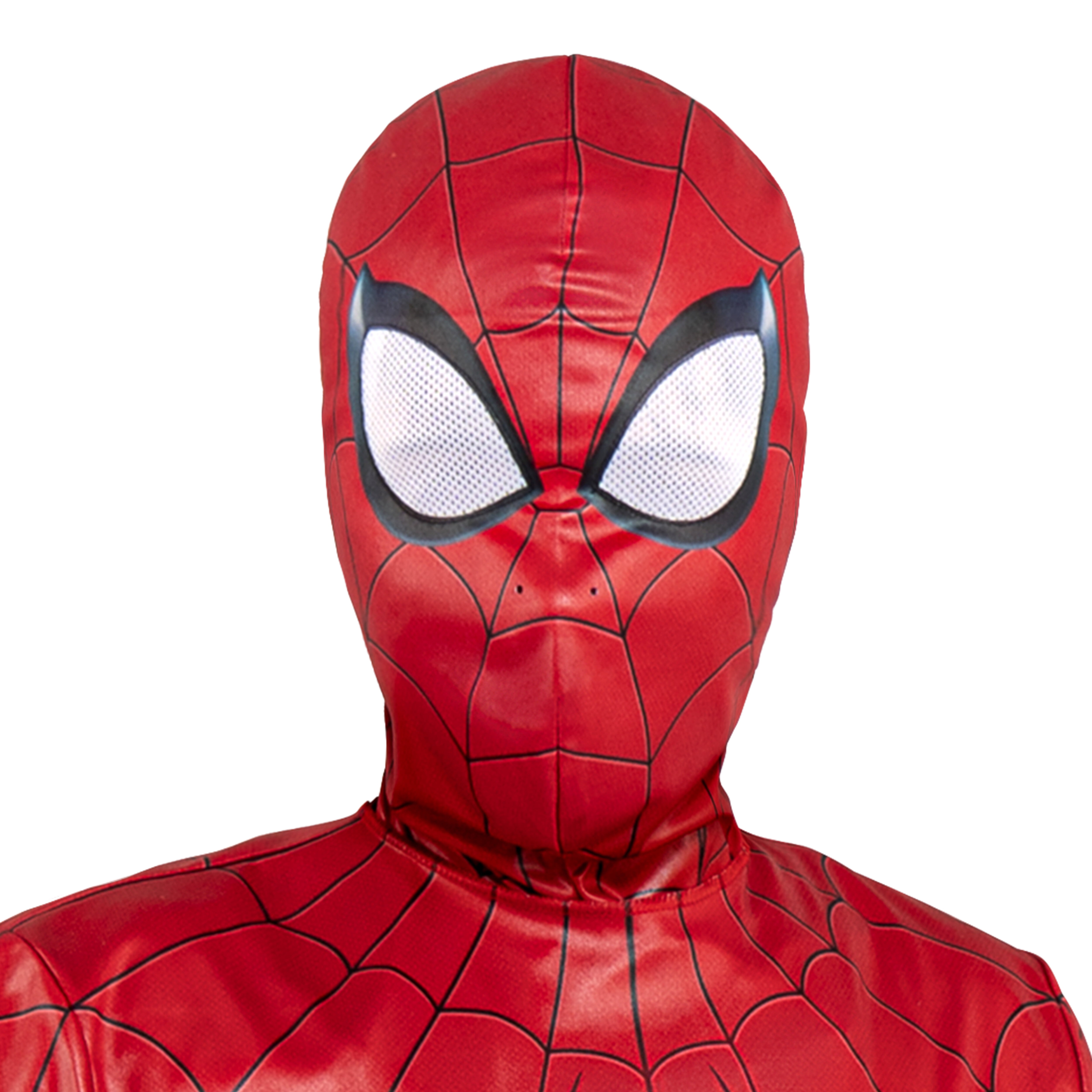 Marvel Spiderman Halloween Costume Top and Mask for Adults, Men's Size L/XL (36-42), by Jazwares