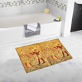 thumbnail image 2 of SUNENAT Ancient Egypt Color Images On Wall In Luxor Decor Non Slip Bath Rug Mat Absorbent Bathroom Floor Mat Doormat Large Size 20 x 32 Inches, 2 of 5