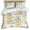 Yellow, variant on 3 Piece Yellow Blue Spring Floral Duvet Cover Set Queen Size,Microfiber Comforter/Quilt Cover with Corner Ties and 2 Pillowcases,Summer Botanical Farmhouse All Season Soft Bedding with Zipper Closure