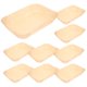 thumbnail image 2 of 100 piezas de papel para freidora de aire, papel para hornear, almohadilla para hornear alimentos, almohadilla de papel antiadherente para freidora de aire, 2 of 3