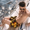 thumbnail image 2 of luoweisi Men's Beach Shorts Quick Dry Swim Trunks with Mesh Lining Thanksgiving Corn M, 2 of 5