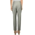 thumbnail image 2 of Lauren Ralph Lauren Womens Artine Wool Blend Plaid Suit Pants Gray 12, 2 of 2
