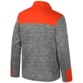 thumbnail image 3 of Men's Colosseum  Gray/Orange Clemson Tigers Guard Full-Zip Jacket, 3 of 3