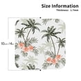 thumbnail image 2 of Pofeuu Vintage Palm Trees Print Coasters for Drinks, 4Pack PU Leather Coasters, Bar Drink Coasters for Tabletop Protection, Furniture from Damage-Square, 2 of 6